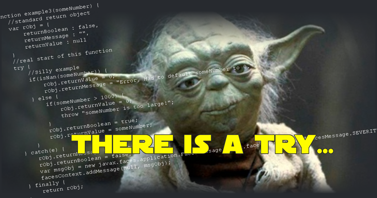 Using Try, Catch, Finally, Throws, and Return Objects in Client Side and Server Side JavaScript for XPages