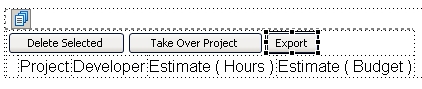 Export Button in IBM Lotus Notes Domino Designer XPage Design Pane